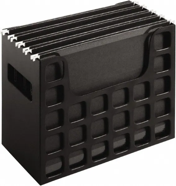 Pendaflex DecoFlex 23013 Black Hanging File Folder Rack Desktop Plastic TOPS
